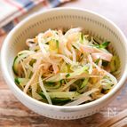 【もやしのさっぱり和風サラダ】和にも中華にも♪節約副菜！