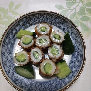 KUMIKOの作ってみた!投稿(ちくきゅー白だしわさび漬け)