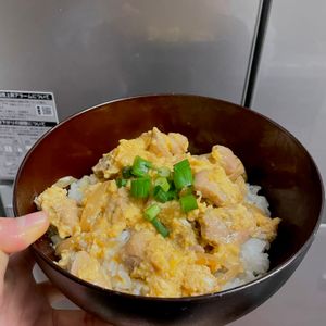 ケの作ってみた!投稿(ふわとろ卵の【親子丼】基本のレシピ)