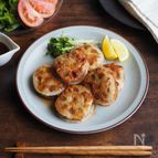 シャキシャキさっぱり！れんこんの挟みハンバーグ
