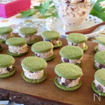 ひと口抹茶のあんバタサンド