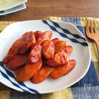 お弁当に大人気◎簡単☆ウインナーのカレーケチャップ炒め