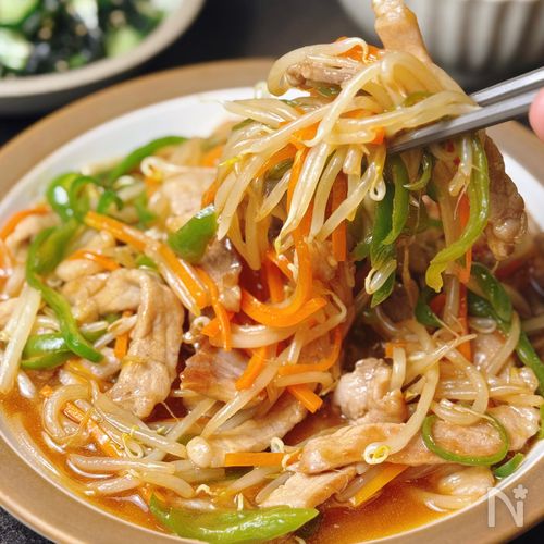 【豚肉とたっぷり野菜の甘酢あん】甘酸っぱさがクセになる♪