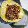 コクがある味「牛挽き肉としめじのオムレツ」の工程4