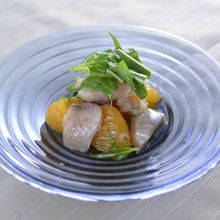 刺身に飽きたら。ブリの伊予柑マリネ