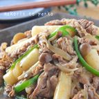甘辛美味！牛肉ともちもちトッポギの甘辛炒め