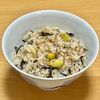 キャピタンの作ってみた!投稿(【梅ひじきと枝豆の炊き込みご飯】ひじきたっぷりで栄養満点！)