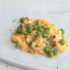 シンプルだけどおいしい！グリーンピーススクランブルエッグ