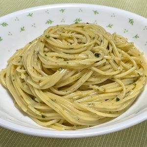キャピタンの作ってみた!投稿(混ぜるだけで絶品！海苔まみれクリームパスタ)