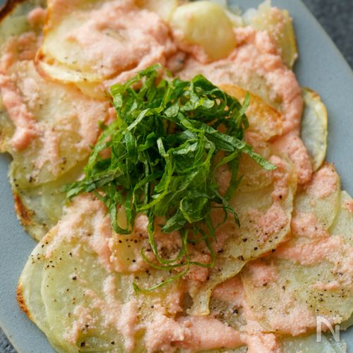 トースター任せ『じゃがいもの明太マヨ』激うま♪食べ過ぎ注意♡