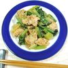 M*Pの作ってみた!投稿(パクパク食べちゃう♪小松菜とチキンのバター醤油炒め)