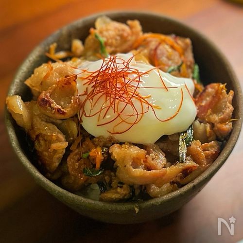【家中の米が消える。】豚スタミナ丼