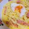 ヴェルの作ってみた!投稿(5分あれば完成！濃厚チーズ卵うどん)