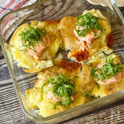 クラッシュ新じゃが明太チーズ焼き