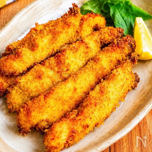 【カレースティックチキンカツ】鶏むね肉で節約にも◎
