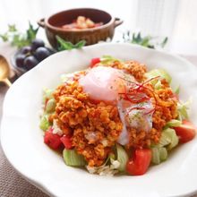 お肉そっくり!厚揚げタコライス