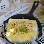 キャロットラペとはんぺんのチーズ焼き