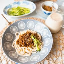味変できる汁なし担々うどん！作り置きでいつでも食べられる