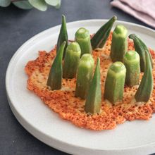 カリッと羽付きオクラ