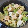 豆腐とキャベツのそぼろあんの工程4