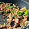 カリカリ豚とれんこんのレモンオイスターの工程4