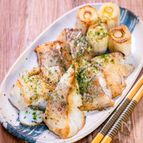 タラと白葱のバターソテー