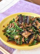 なすとにらのコク旨カレー炒め【作り置き】