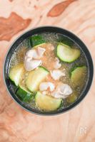 コク旨っ！鶏肉とズッキーニのみそ汁