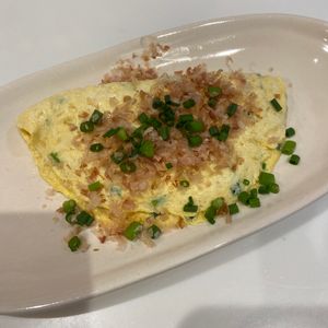 マリンの作ってみた!投稿(【豆腐とねぎの和風オムレツ】レンジでふわふわ茶碗蒸し風♡)