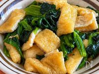レンジで5分♪【ほうれん草と油揚げのおひたし】じゅわ〜っ♡