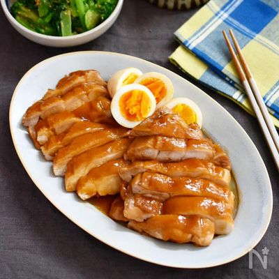 \煮るだけ/鶏のにんにく醤油煮