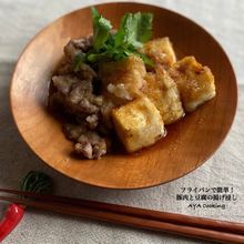 豚肉とモッチリ豆腐の揚げ浸し♪