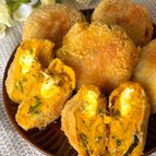 衣がサックサク♪ほっくりかぼちゃのチーズコロッケ