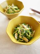 ささみと豆苗のからしマヨ和え