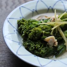 菜の花とあさりの煮浸し