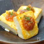 豆腐の味噌にんにくステーキ