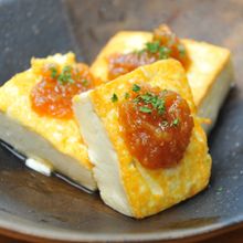 豆腐の味噌にんにくステーキ