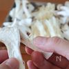 きのこと水菜のサラダ熱々ごま油ソースの工程2