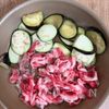 【牛肉とナスのオイスター炒め】ご飯が進む♪の工程2