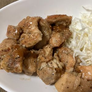 あすかの作ってみた!投稿(ワンパン10分！【鶏もも肉の甘辛レモンペッパーチキン】)