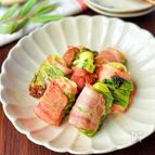 【ベーコンチーズ青梗菜ロール】節約/5分完成