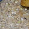 【ツナ缶とコーンの和風マーボー豆腐】めんつゆで簡単！の工程2