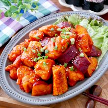 【ごろごろ野菜のヤンニョムチキン】ごはん泥棒おかず！