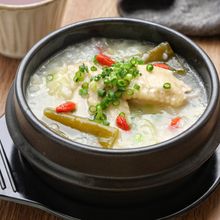 参鶏湯がゆ