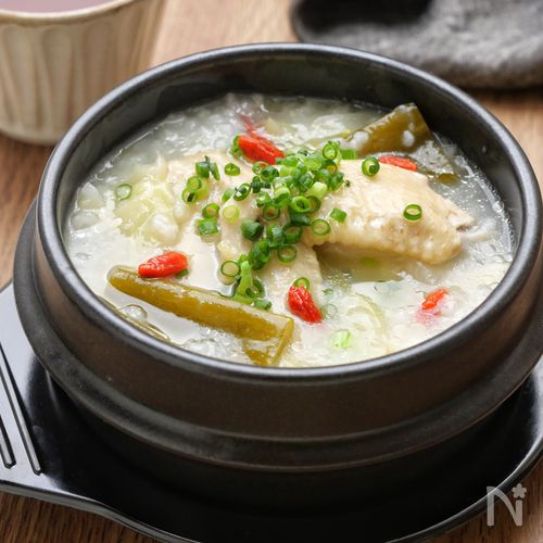 参鶏湯がゆ