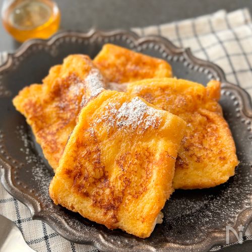 休日の朝にも♡【簡単♪味しみフレンチトースト】