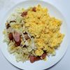 ふうかの作ってみた!投稿(簡単大満足♪【春キャベツとウィンナーのふわとろ卵】)