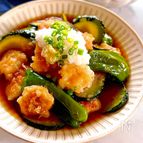 【鶏むね肉と野菜のみぞれ煮】肌寒い日はこれで決まり♪