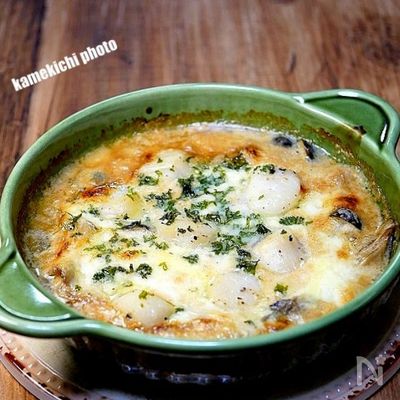 あったか「ホタテとキノコのクリーム煮」
