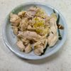 権兵衛の作ってみた!投稿(レンジで簡単♪ねぎたっぷり【ささみの香味あえ】)